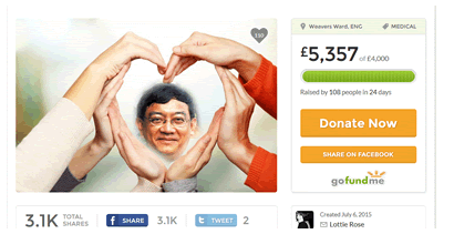 Ted's GoFundMe Campaign